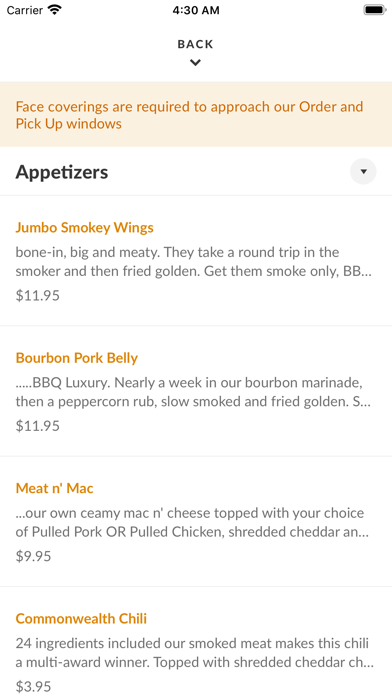 How to cancel & delete Commonwealth BBQ, Inc from iphone & ipad 3