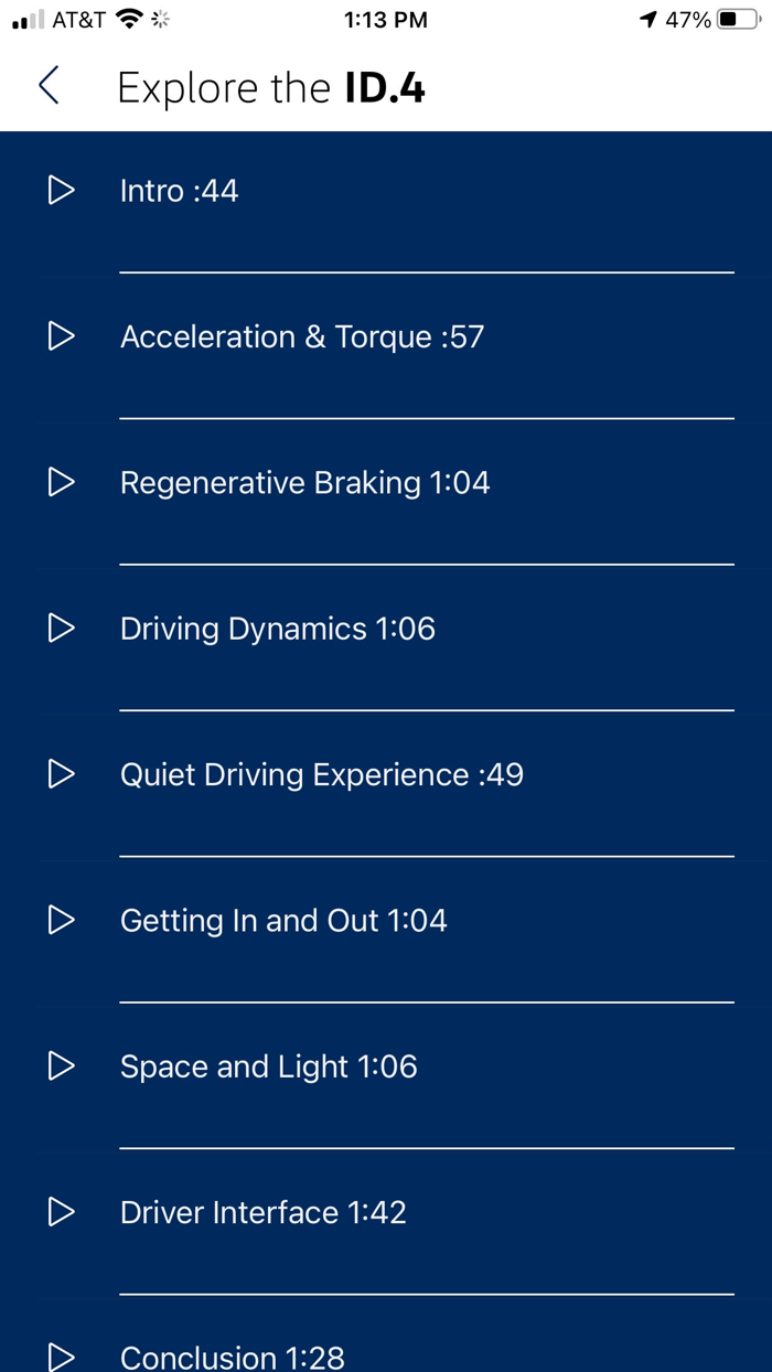 VW Drive App