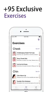 face yoga exercise - aphrodite iphone screenshot 2
