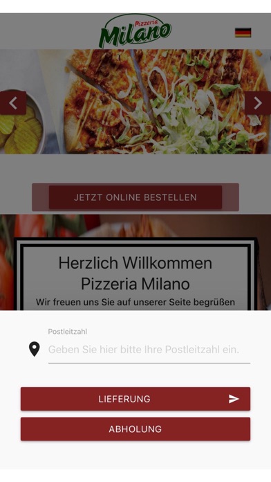 Pizzeria Milano Hürth Screenshot
