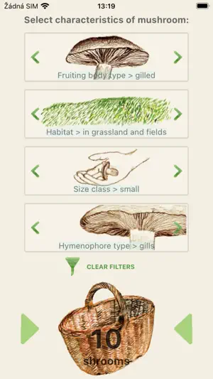 Mushrooms app screenshot 2