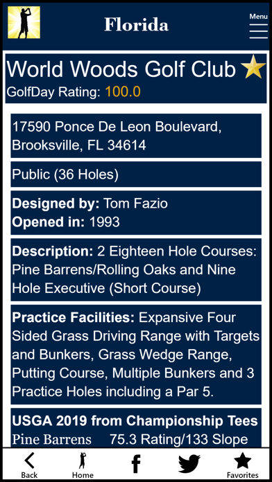 GolfDay Florida Screenshot