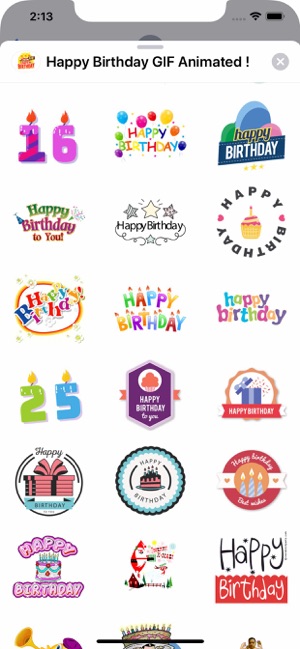 Happy Birthday GIF Animated ! by zakaria erreffas