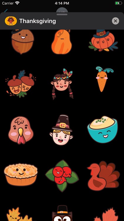 Thanksgiving Day Stickers * screenshot-6