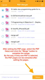 pdf merge & pdf splitter + iphone screenshot 3