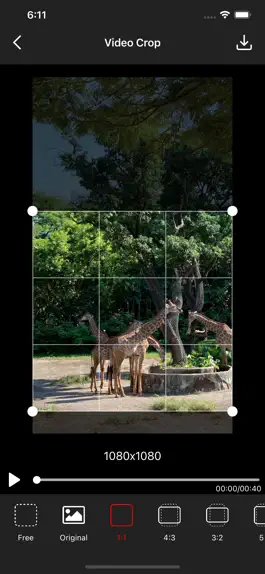 Game screenshot Video Crop - Resize Video apk