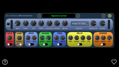 20th Anniversary - Guitar Amp Screenshot