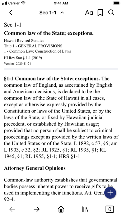 Hawaii Revised Statutes screenshot 2