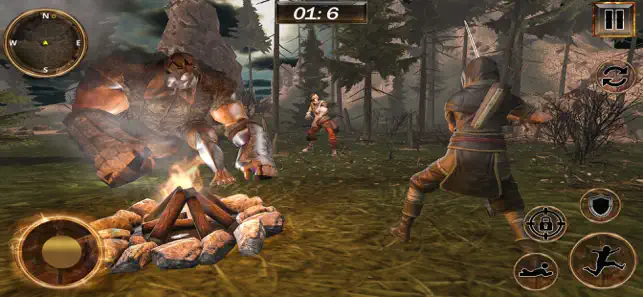Assassin jungle War, game for IOS