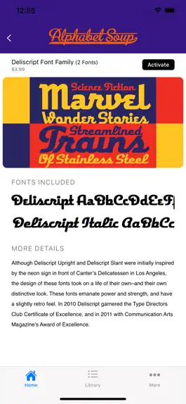 Game screenshot Alphabet Soup Fonts apk