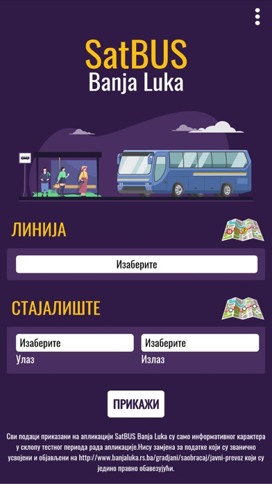 Screenshot #1 pour SatBUS Banja Luka