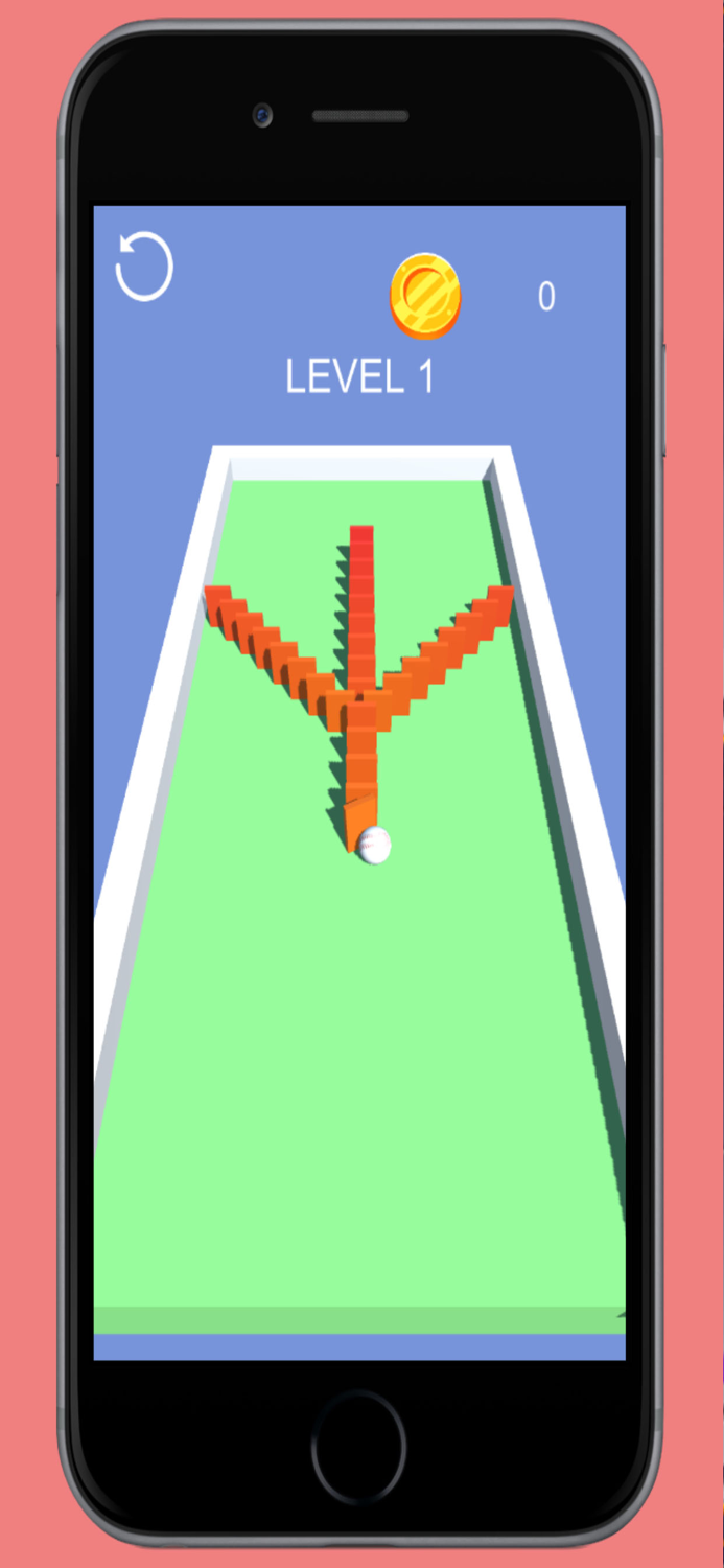 Domino Shot 3D Roll and Smash