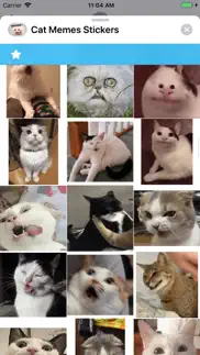 cat memes stickers iphone screenshot 2