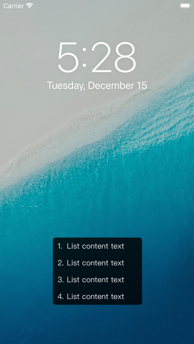 InfoWallpaper Screenshot