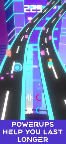 Game screenshot Neon Rush: Color Ball Road Run apk