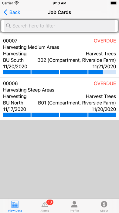 EWS Mobile Screenshot