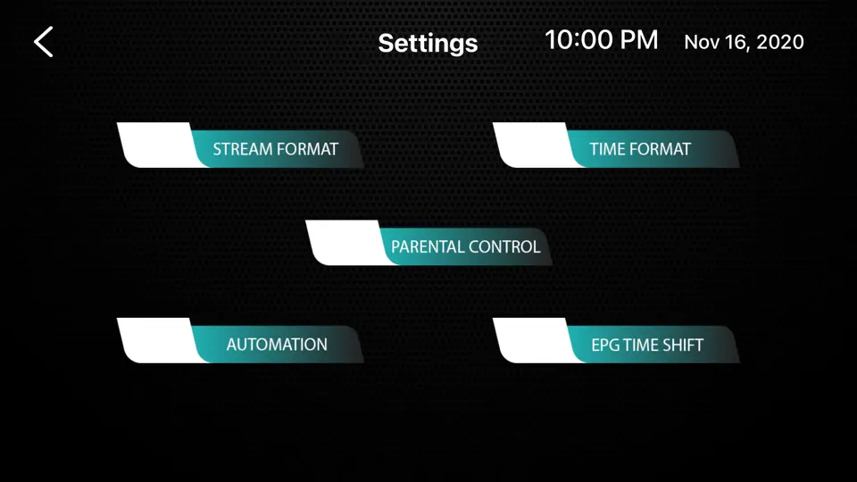 Captura de pantalla de All IPTV Player en iPhone 8
