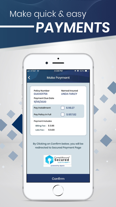 Alinsco - Auto Insurance Screenshot