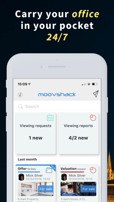 Moovshack Pro: for agents only Screenshot