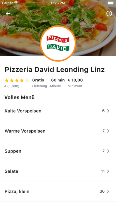 Yemekver Screenshot