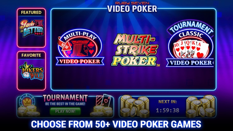 Video Poker by Ruby Seven screenshot-0