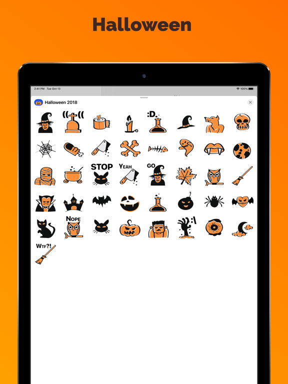 Screenshot #4 pour Happy Halloween stickers emoji
