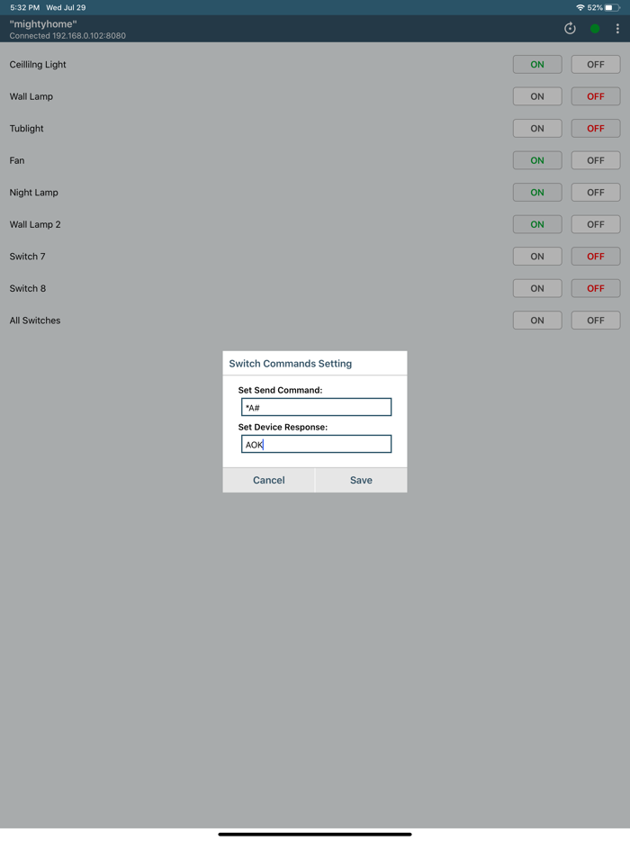 WiFi Automation ESP8266