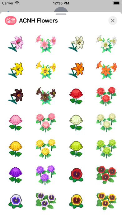 ACNH Flowers Screenshot