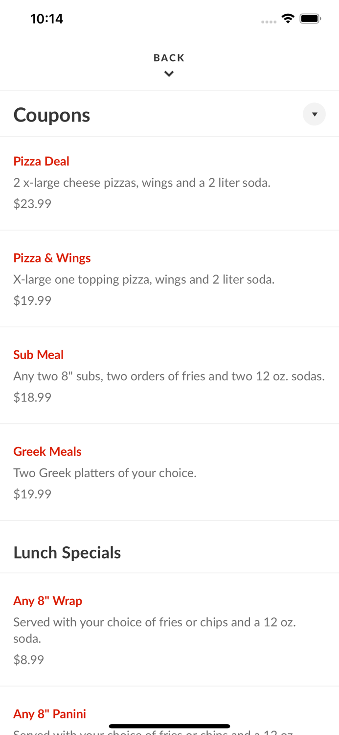 Primavera Pizzeria and Grill