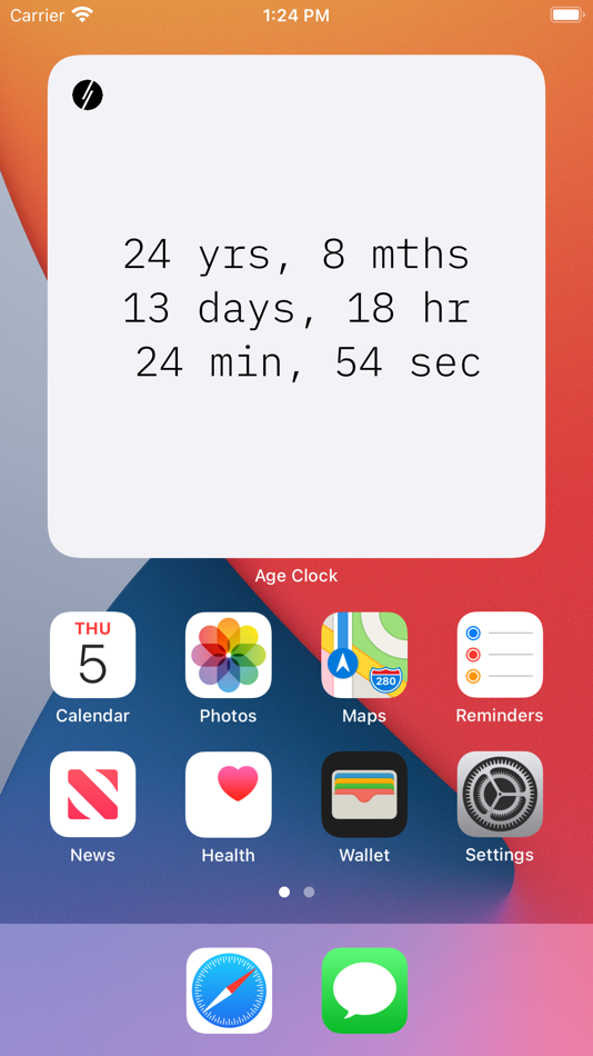 #6. Age Clock (macOS) Podle: 昊天 郑