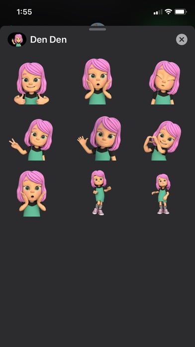 Screenshot #1 pour Den Den Stickers