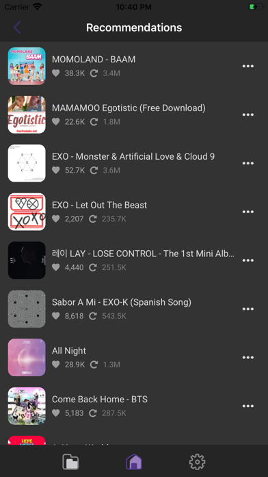 Kpop Music: Hot Player Screenshot