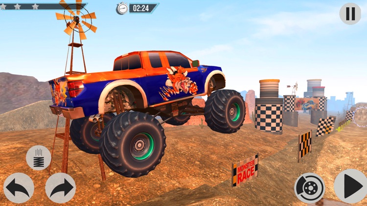 Monster Truck Ramp Jump screenshot-4