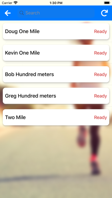 Race Entry Experience Screenshot