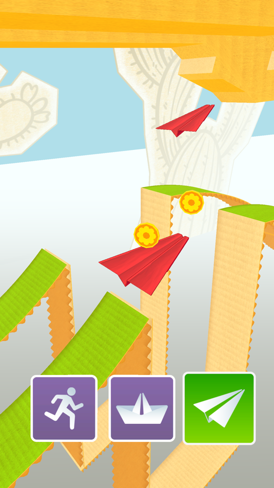 #5. Paper Race 3D (iOS) 由: MIKHAIL AGAFONOV
