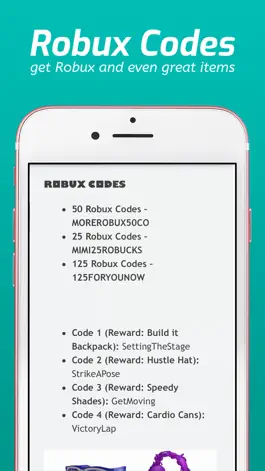 Game screenshot Skins & Robux Codes for Roblox mod apk
