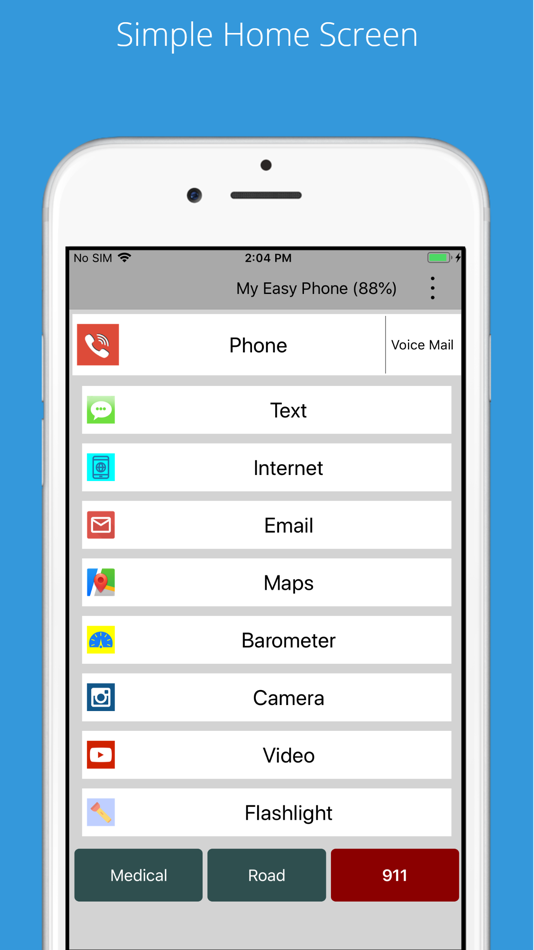 #1. My Easy Phone (iOS) Podle: Ken Rose