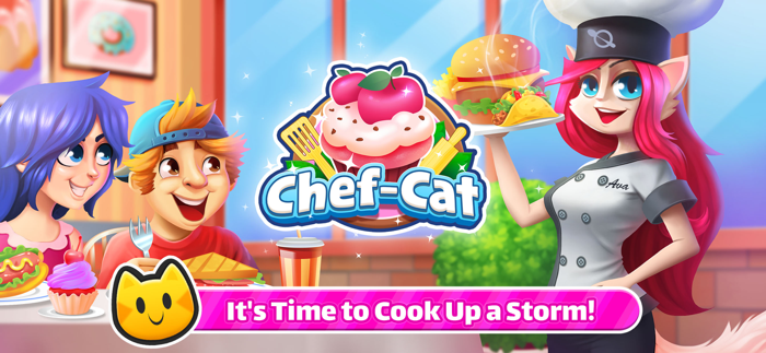 Cooking Game Chef Cat Ava