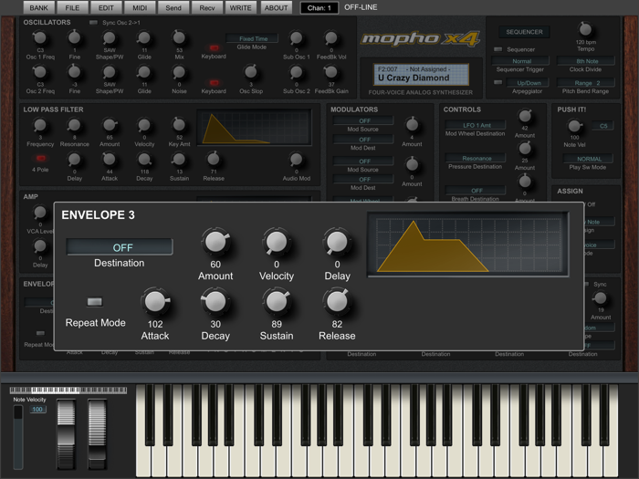 Mopho X4 Sound Editor