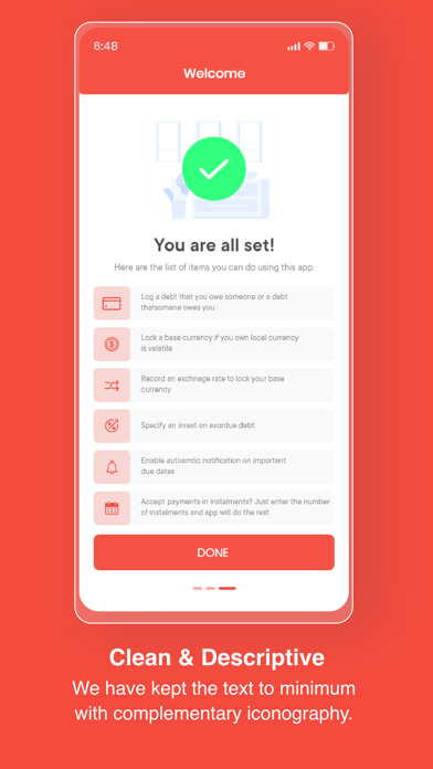 Pocket Mint - Debt tracker Screenshot