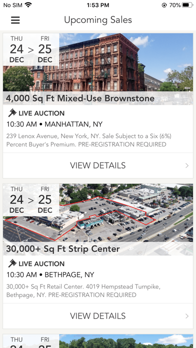 Maltz Auctions Screenshot