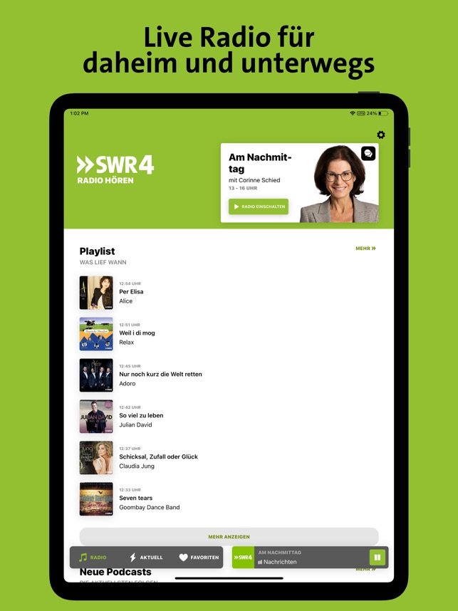 SWR4 im App Store