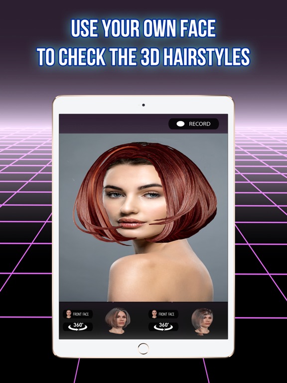Virtual Hair 3D iPad screenshot 5 - Photo & Video app