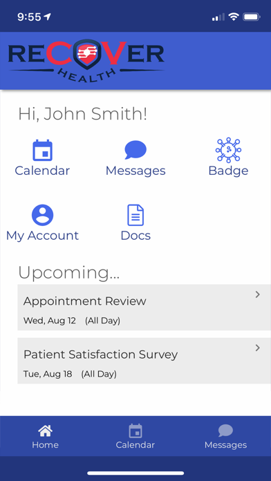ReCOVer-Health Screenshot