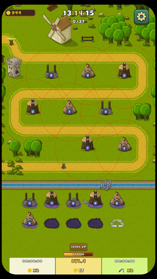 #2. Merge Tower Defense 2021 (iOS) 由: Lazycell Inc.