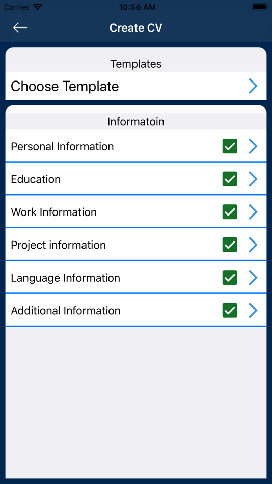 #2. Easy CV & Cover Letter Maker (iOS) 由: Muhammad Asad Arman