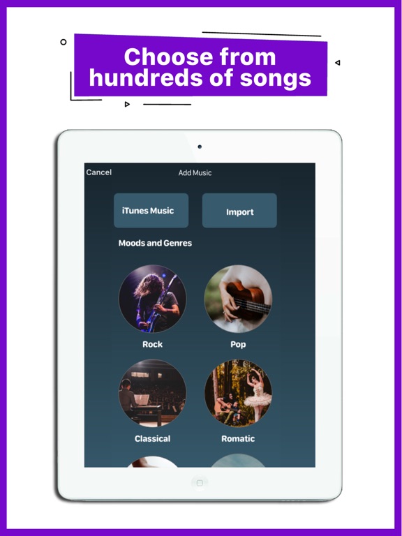Screenshot #6 pour Background Music Video Maker
