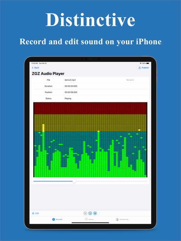 Screenshot #5 pour ZGZ Audio Recorder