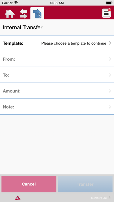 American National for Business Screenshot