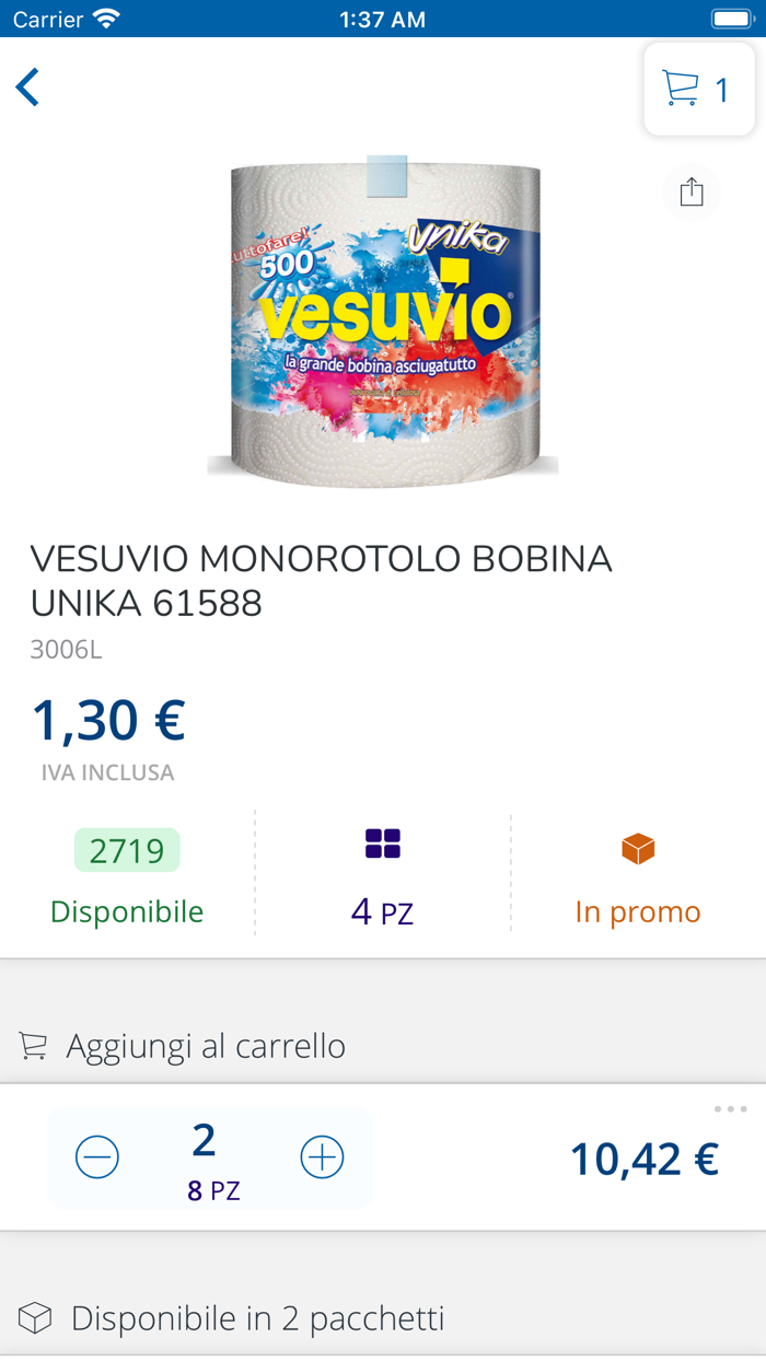 Testa Group Shop - Ingrosso